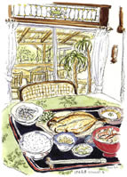 阪場美紀さんイラスト